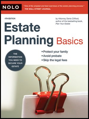 Estate Planning Basics  - ebook